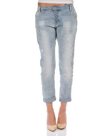 ESSENTIALS WOMENS Medium Blue Clothing / Jeans