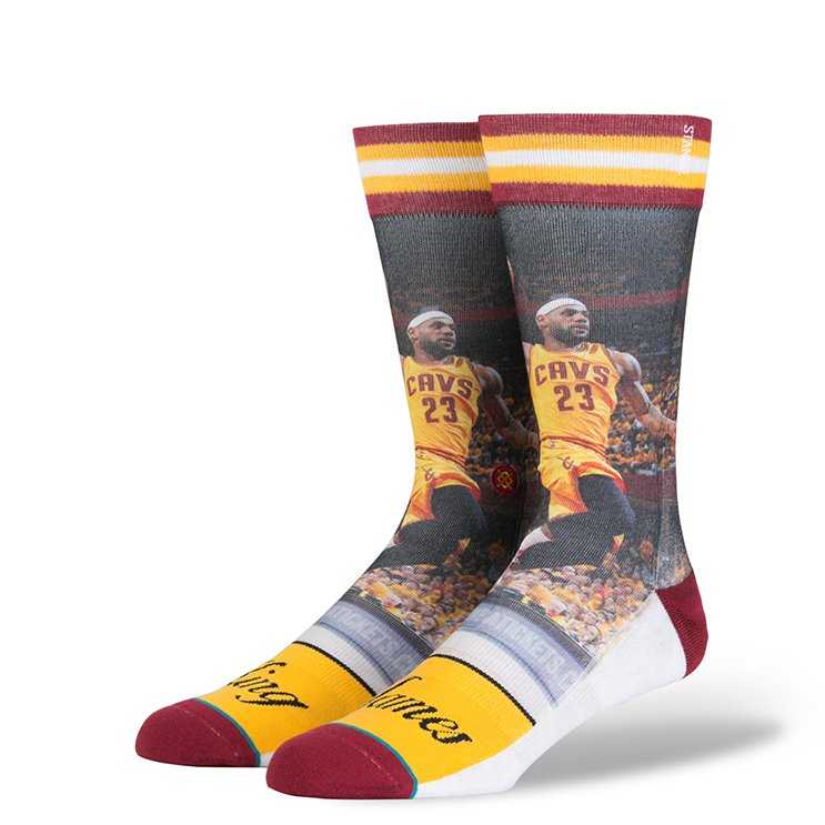 Stance King James YEL L NBA Future Legends Socks