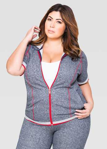 Contrast Terry Active Jacket