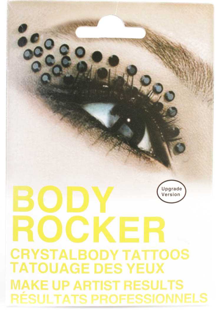 Blue Stylish Crystal Body Tattoos