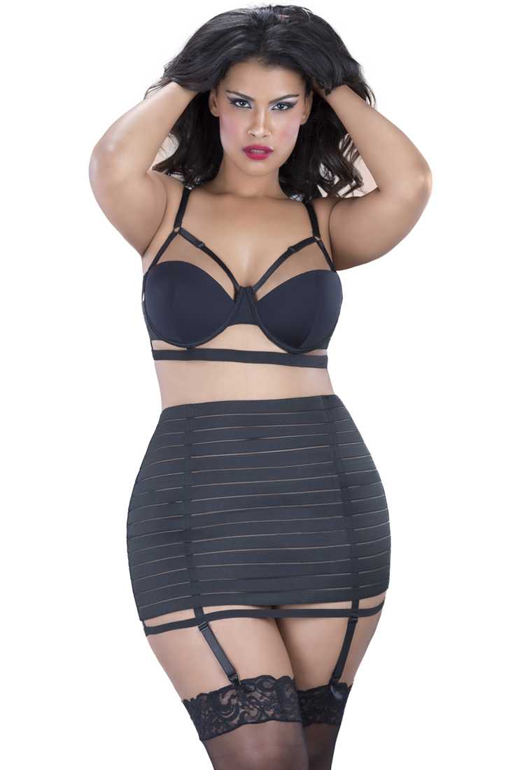 Sexy Black Bandage Bra
