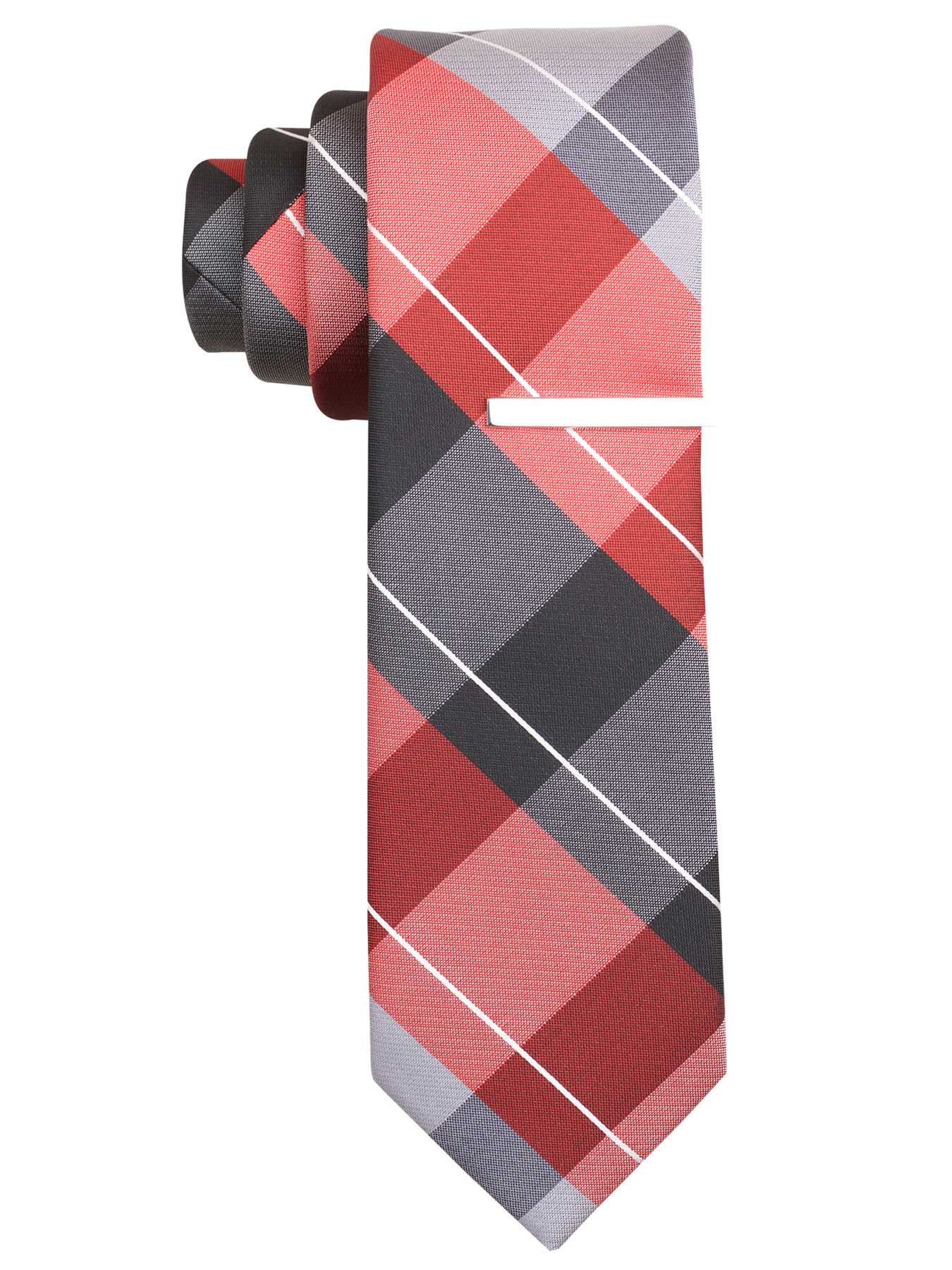Perry Ellis Denmark Plaid Tie