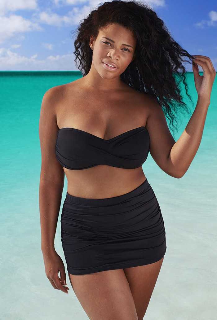 The Valentine Black Skirtini