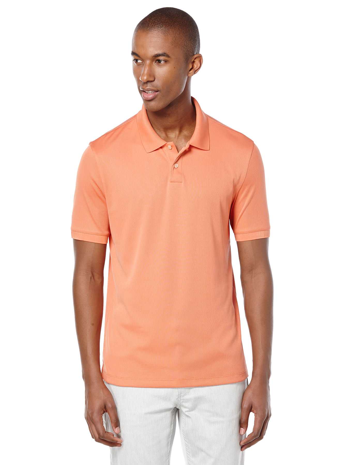 Perry Ellis Short Sleeve Two Button Polo