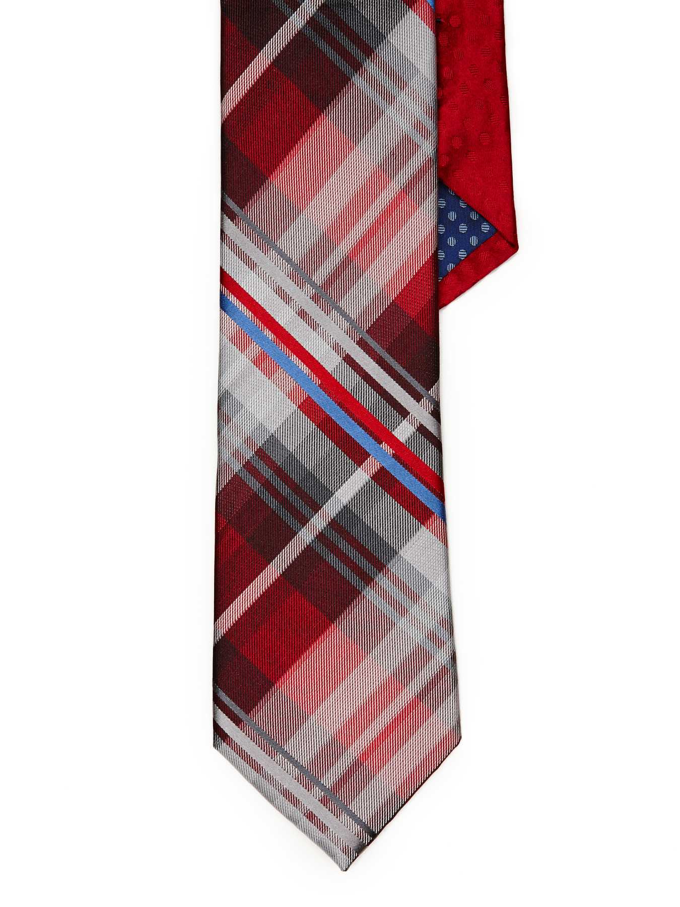 Perry Ellis Nova Plaid Silk Tie