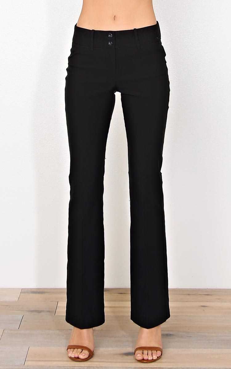 Can't Handle Woven Slacks - - Black in Size by Styles For Less