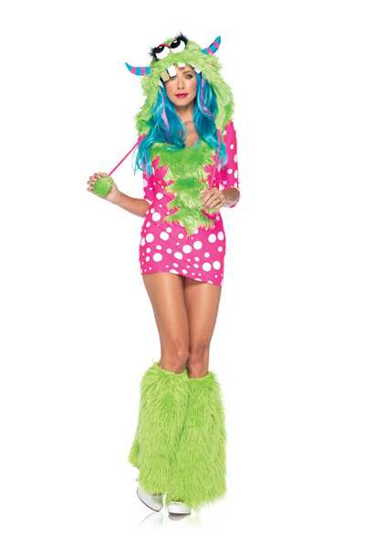Pink Green 2 PC Melody Monster Costume