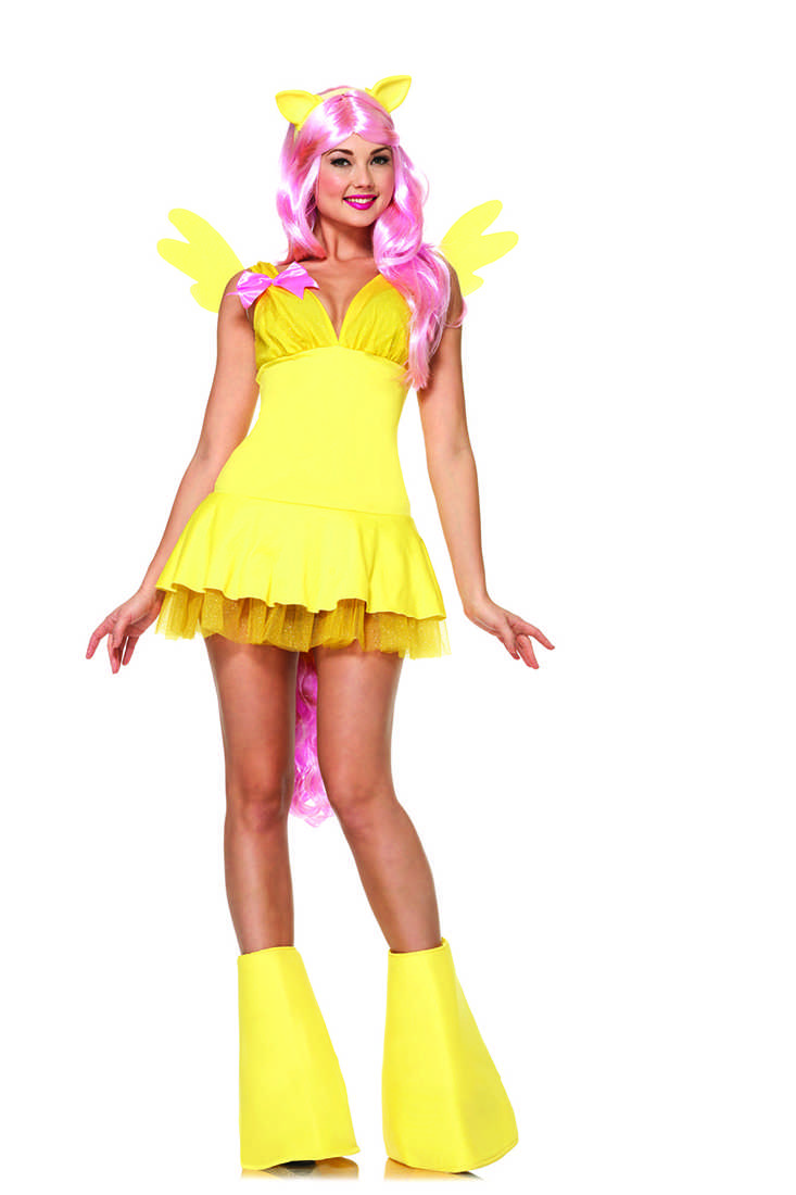 6Pc. Fluttershy My Little Pony Hasbro Costume