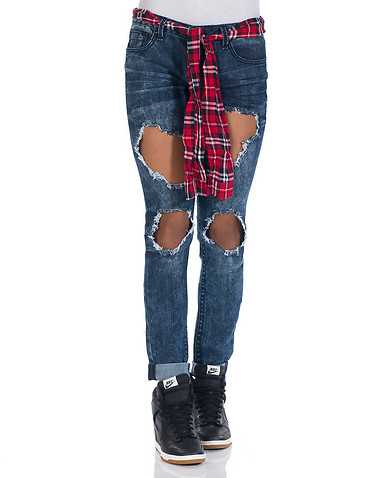 ESSENTIALS WOMENS Dark Blue Clothing / Jeans 1