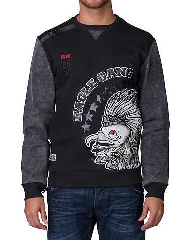 KOO DOO MENS Black Clothing / Sweatshirts S