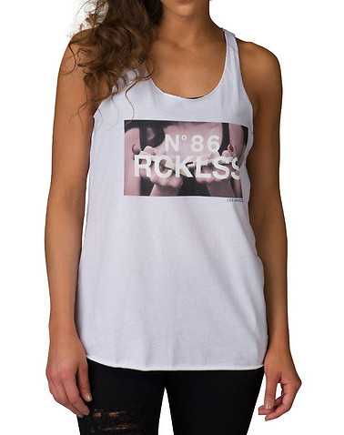 RECKLESS GIRLS WOMENS White Clothing / Tank Tops M