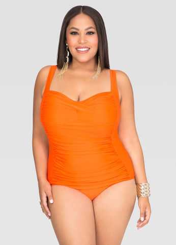 Power Mesh One Piece Swimsuit