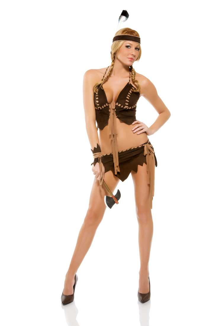 BROWN TRIBAL TREAT COSTUME