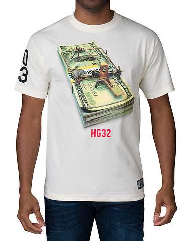 HUSTLE GANG MENS Natural Clothing / Tops S