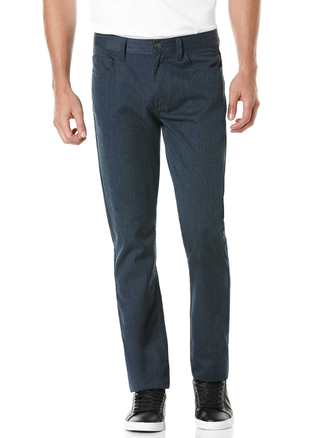 Perry Ellis Slim Fit Textured Twill Denim