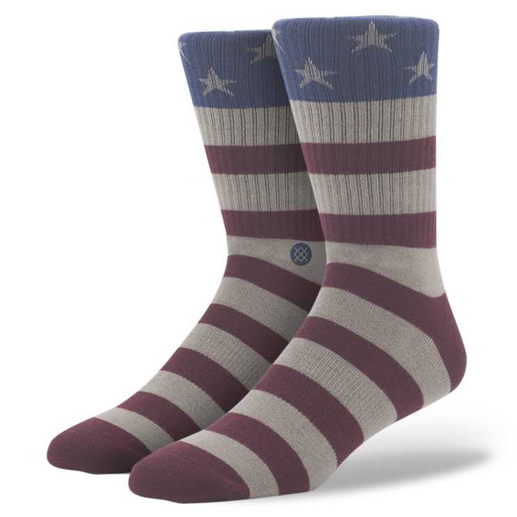 Stance The Fourth RED S/M (6-8.5) ATHLETIC LITE Socks