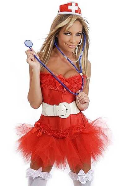 7 PC Naughty Nurse Costume