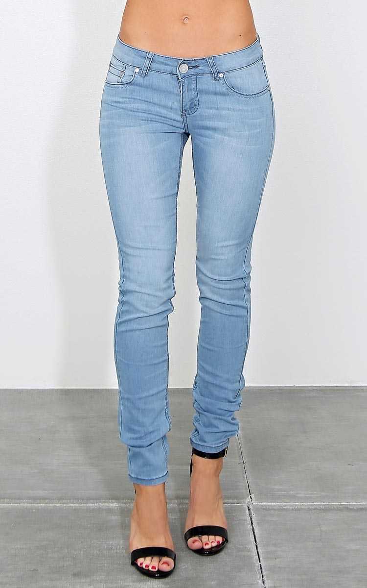 Brooke Denim Skinny Jeans - Lt Wash in Size 5 by Styles For Less