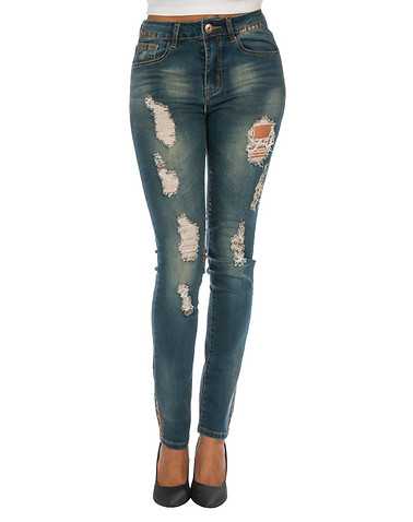 ESSENTIALS WOMENS Blue Clothing / Jeans 5/6