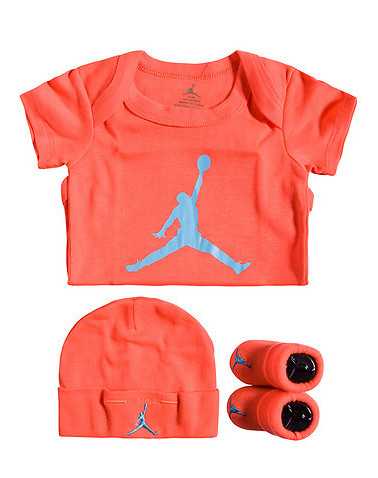 JORDAN BOYS Orange Accessories / Onesies 0-6