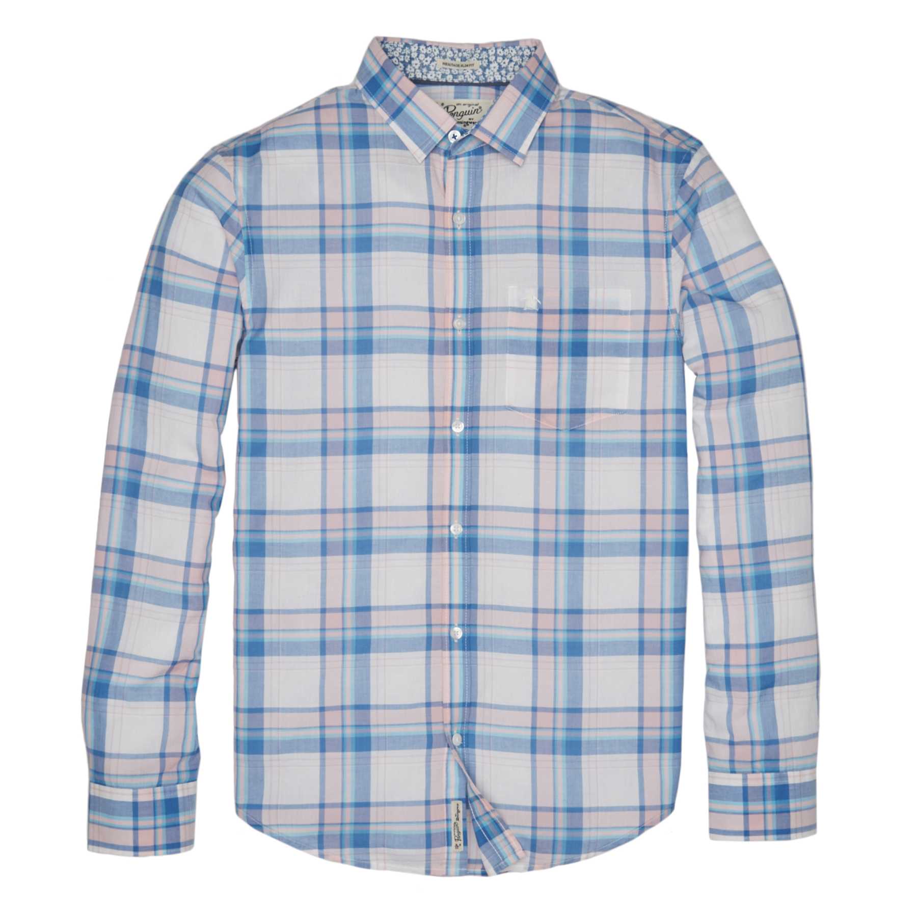 Original Penguin PLAID CREPE SHIRT