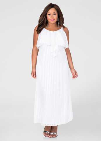 Shadow Stripe Maxi Dress