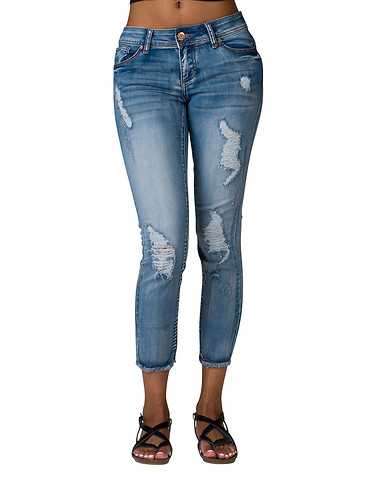 ESSENTIALS WOMENS Blue Clothing / Jeans