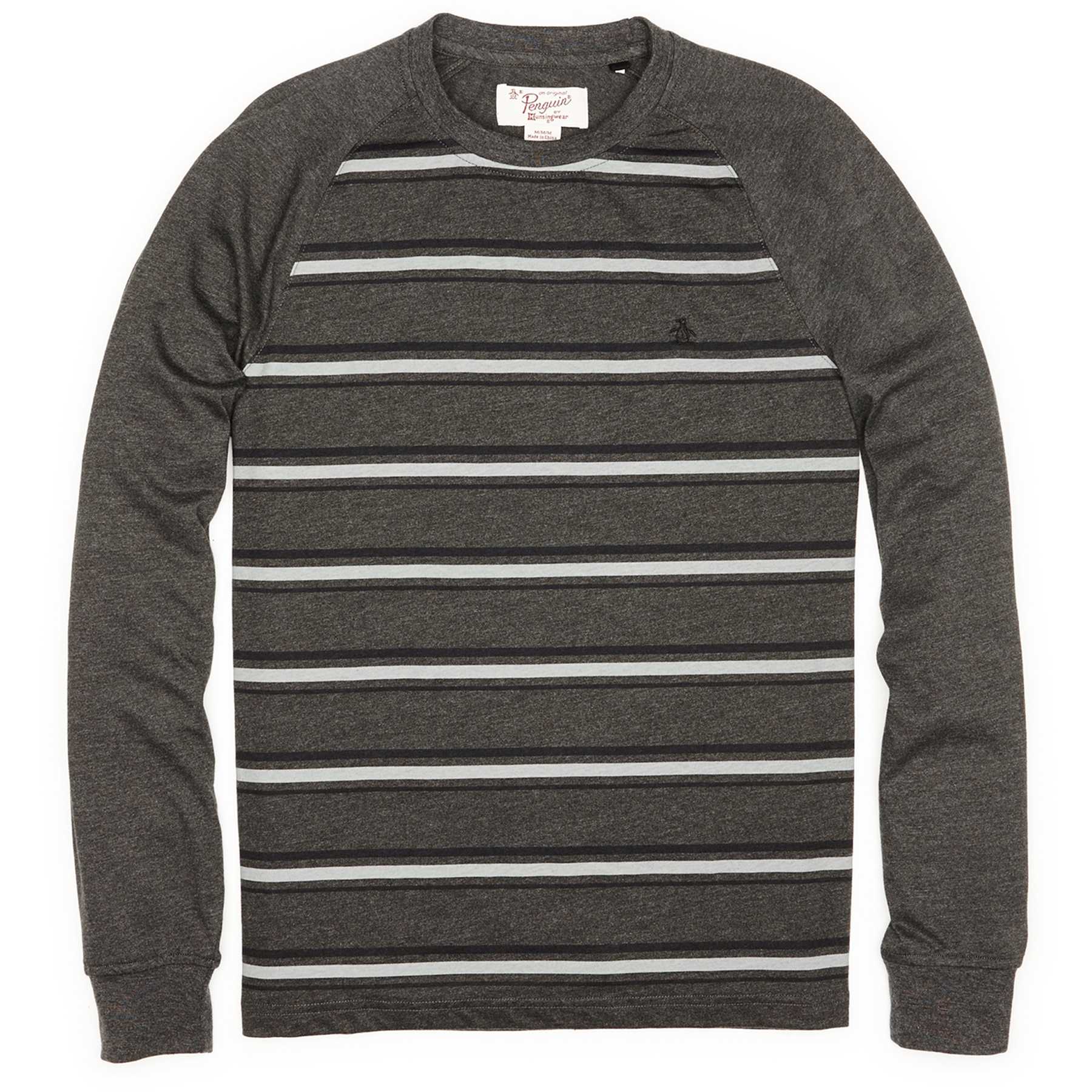 Original Penguin HEATHERED STRIPE SWEATER
