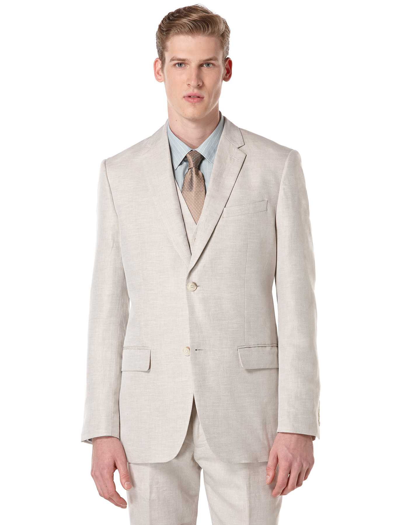 Perry Ellis Big and Tall Linen Cotton Suit Jacket