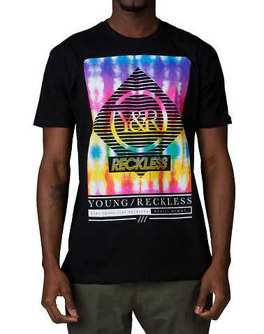 YOUNG AND RECKLESSENS Black Clothing / Tops