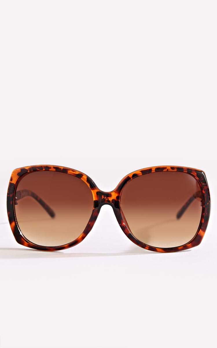 La Cienega Square Sunglasses - N/S - TORT by Styles For Less