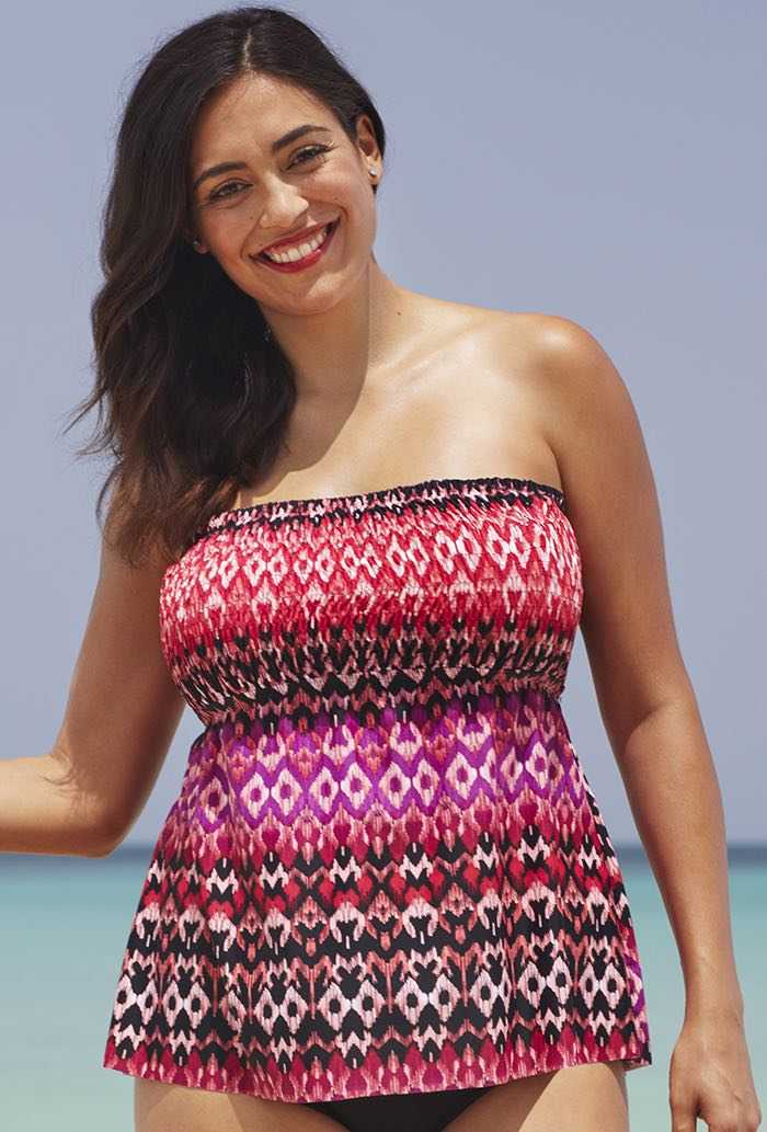 Maraschino Smocked Top