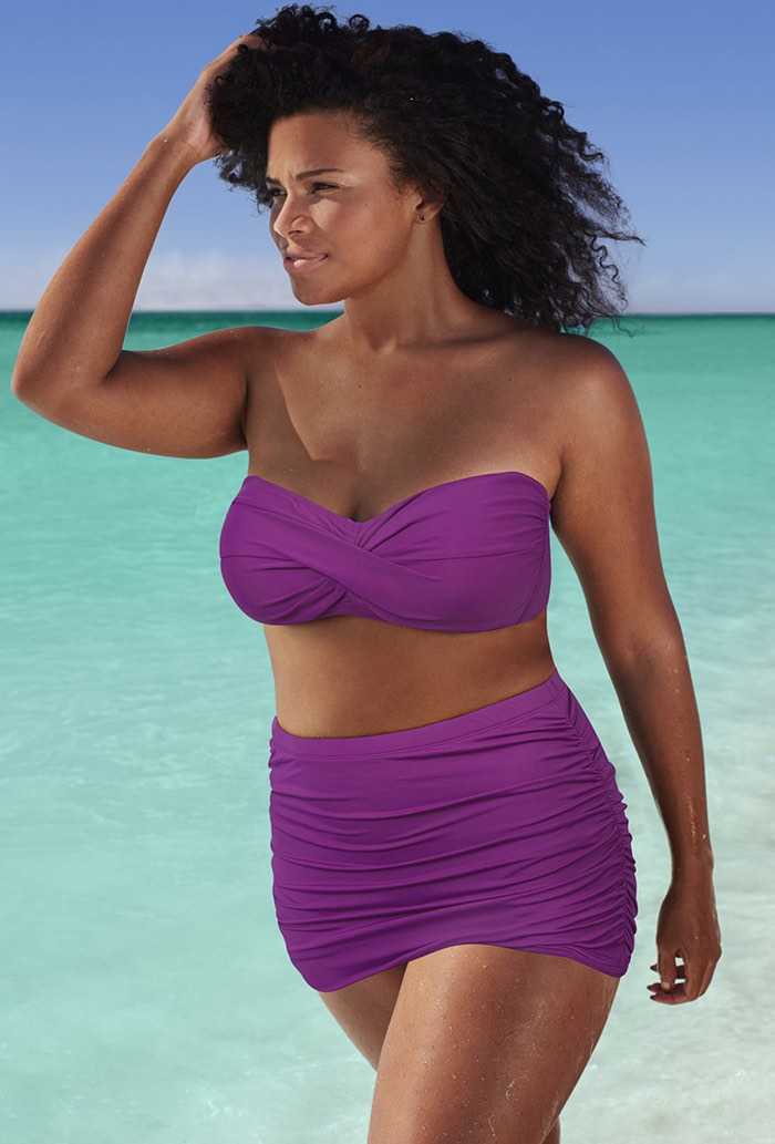 The Valentine Tyrian Purple Skirtini