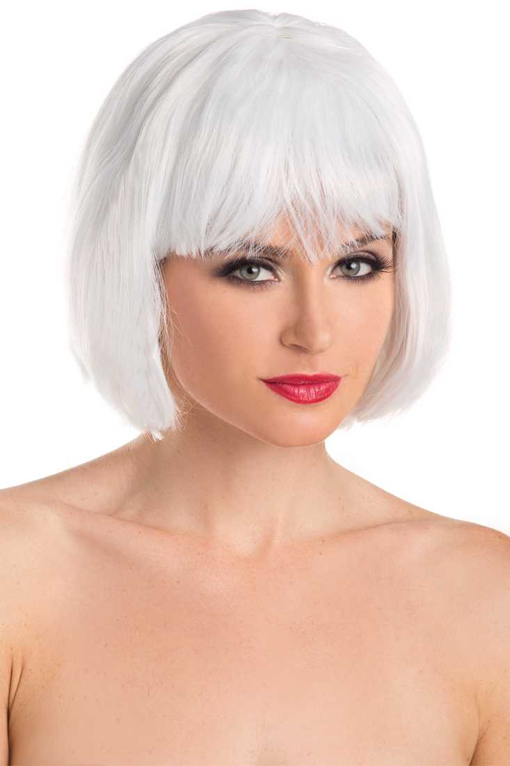 White Short Bob Wig