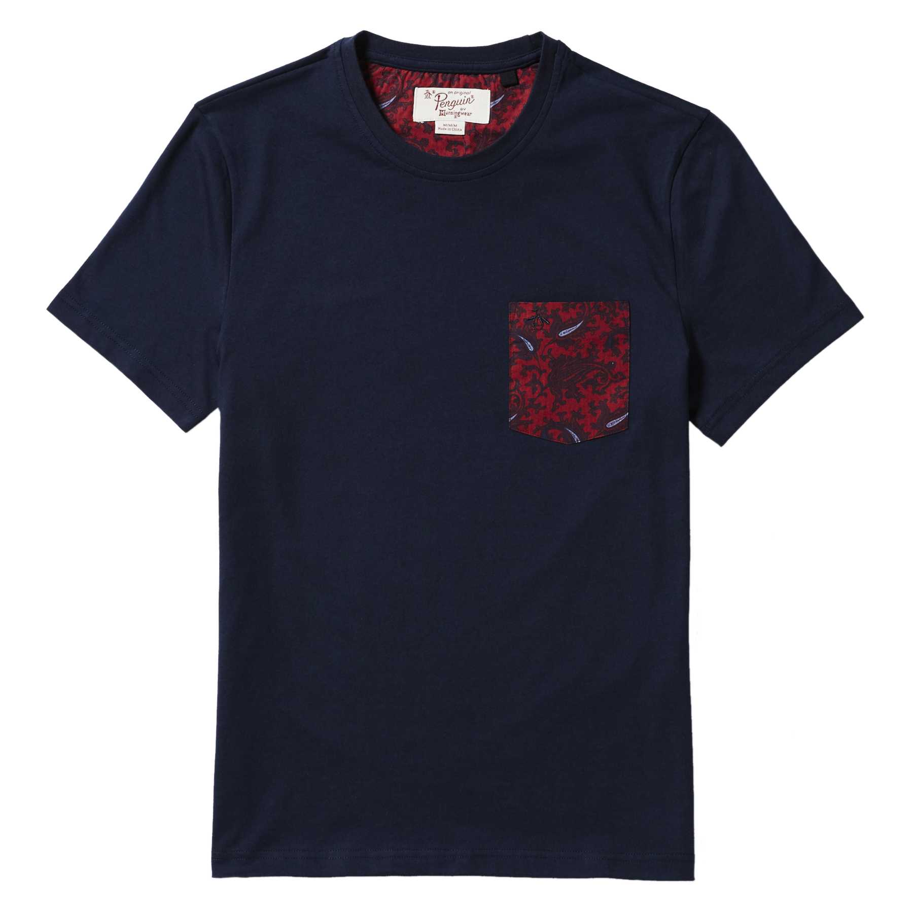 Original Penguin PRINTED PAISLEY POCKET TEE