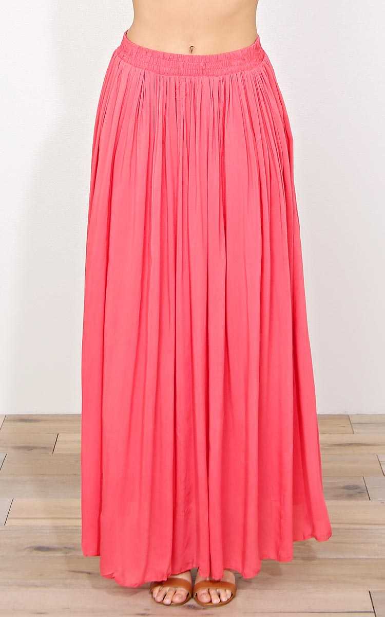 Summer Lovin' Woven Maxi Skirt - in Size M/L by Styles For Less