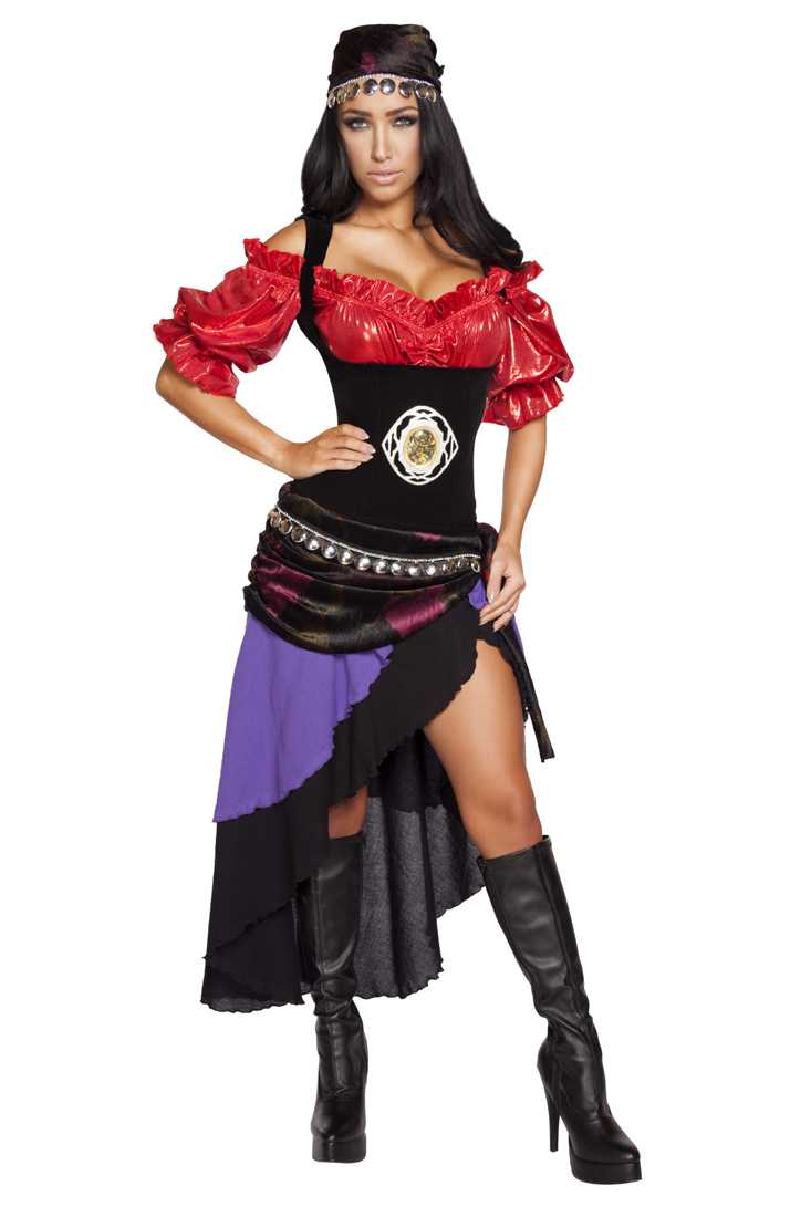 Gorgeous Gypsy 6 Piece Costume