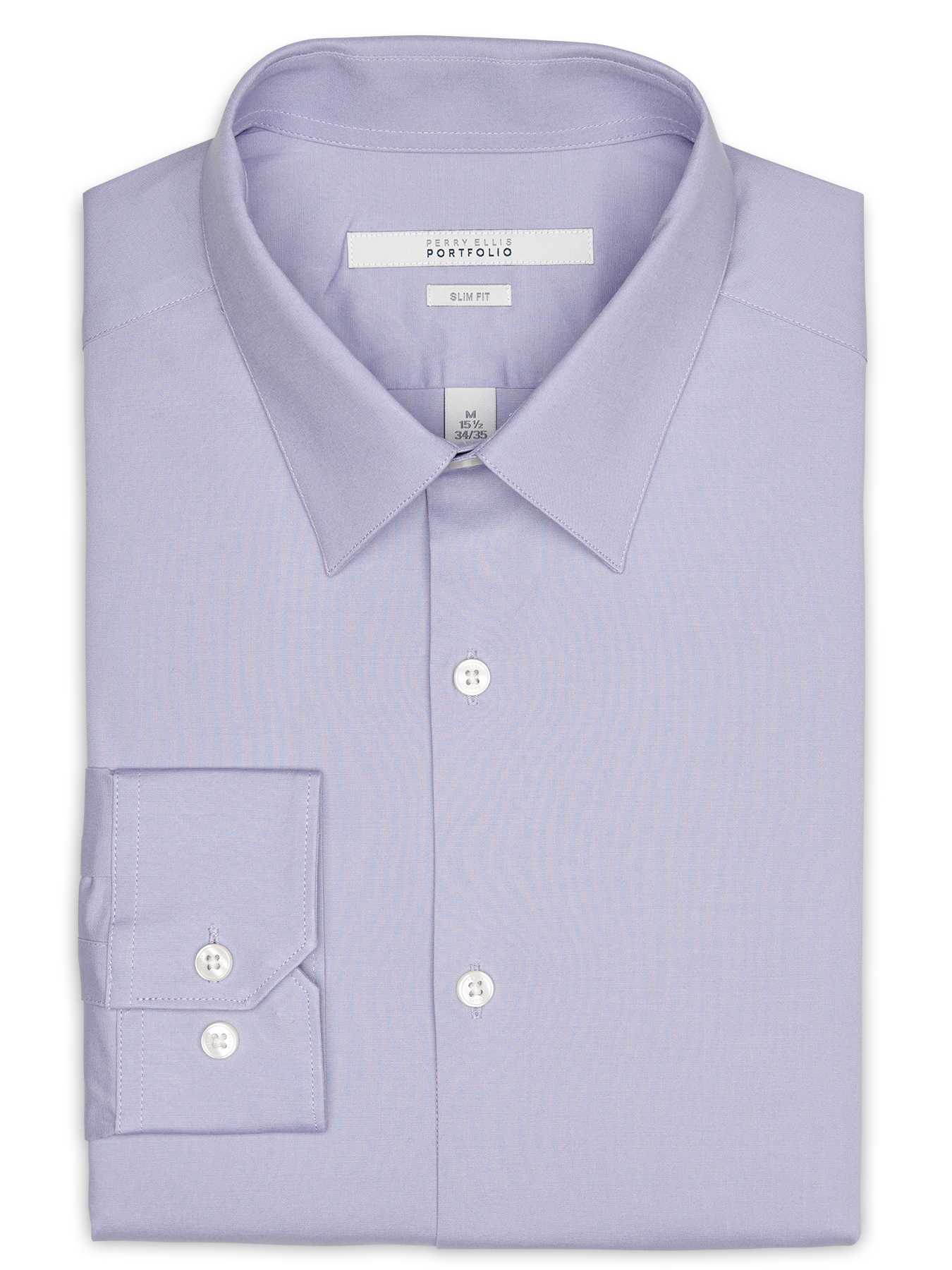 Perry Ellis Slim Fit Stretch Portfolio Dress Shirt