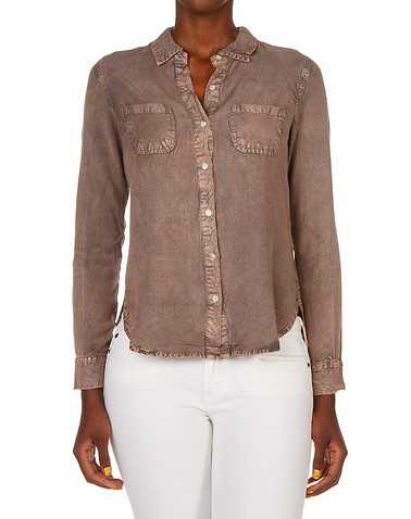 ESSENTIALS WOMENS Brown Clothing / Tops S