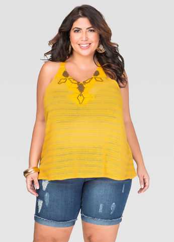 AppliquÃ© Racerback Tank