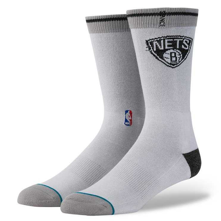 Stance Nets Casualogo WHT NBA Casual Socks