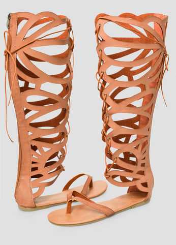 Wide Calf Gladiator Sandal - Wide Width
