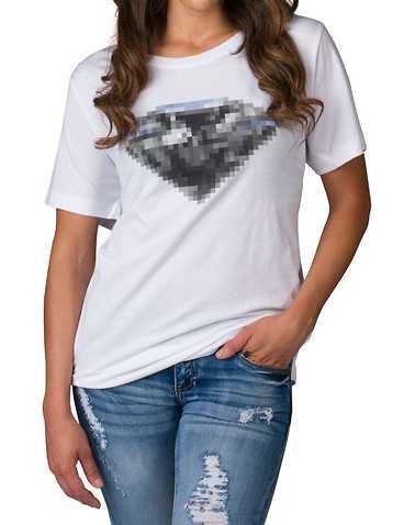 DIAMOND SUPPLY WOMEN WOMENS White Clothing / Tops