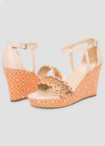 Geo Wedge Sandal - Wide Width