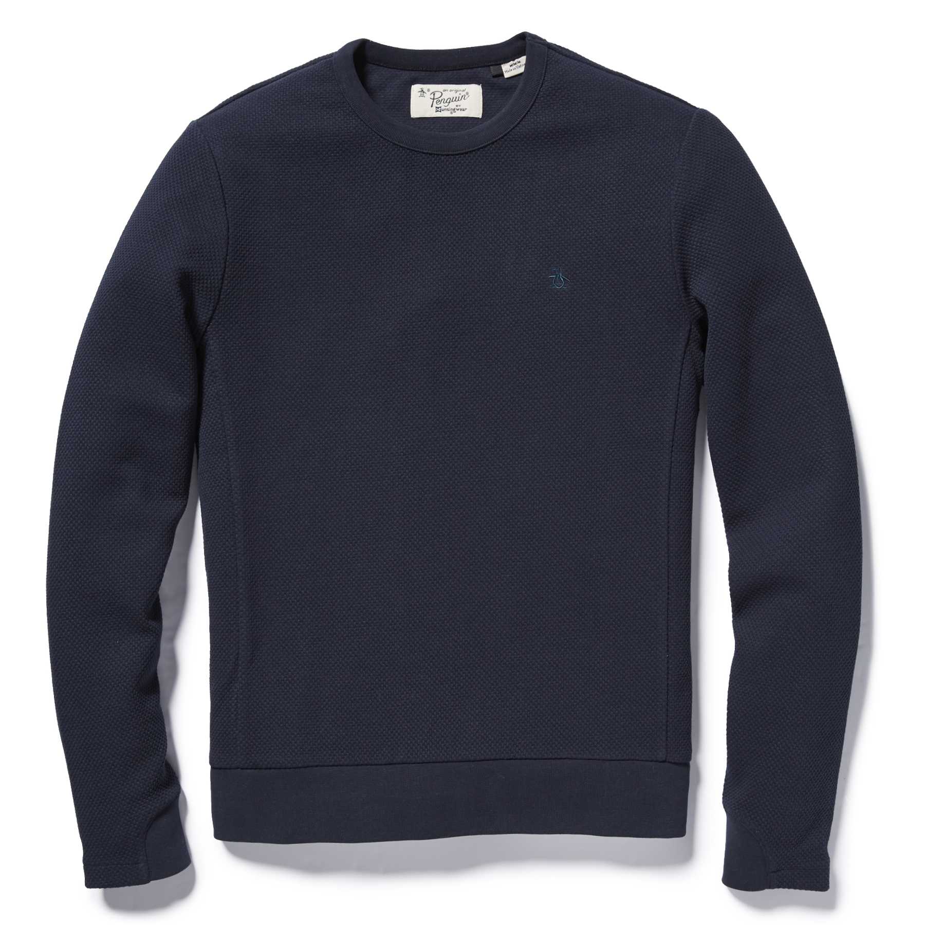 Original Penguin TEXTURED WAFFLE SWEATSHIRT