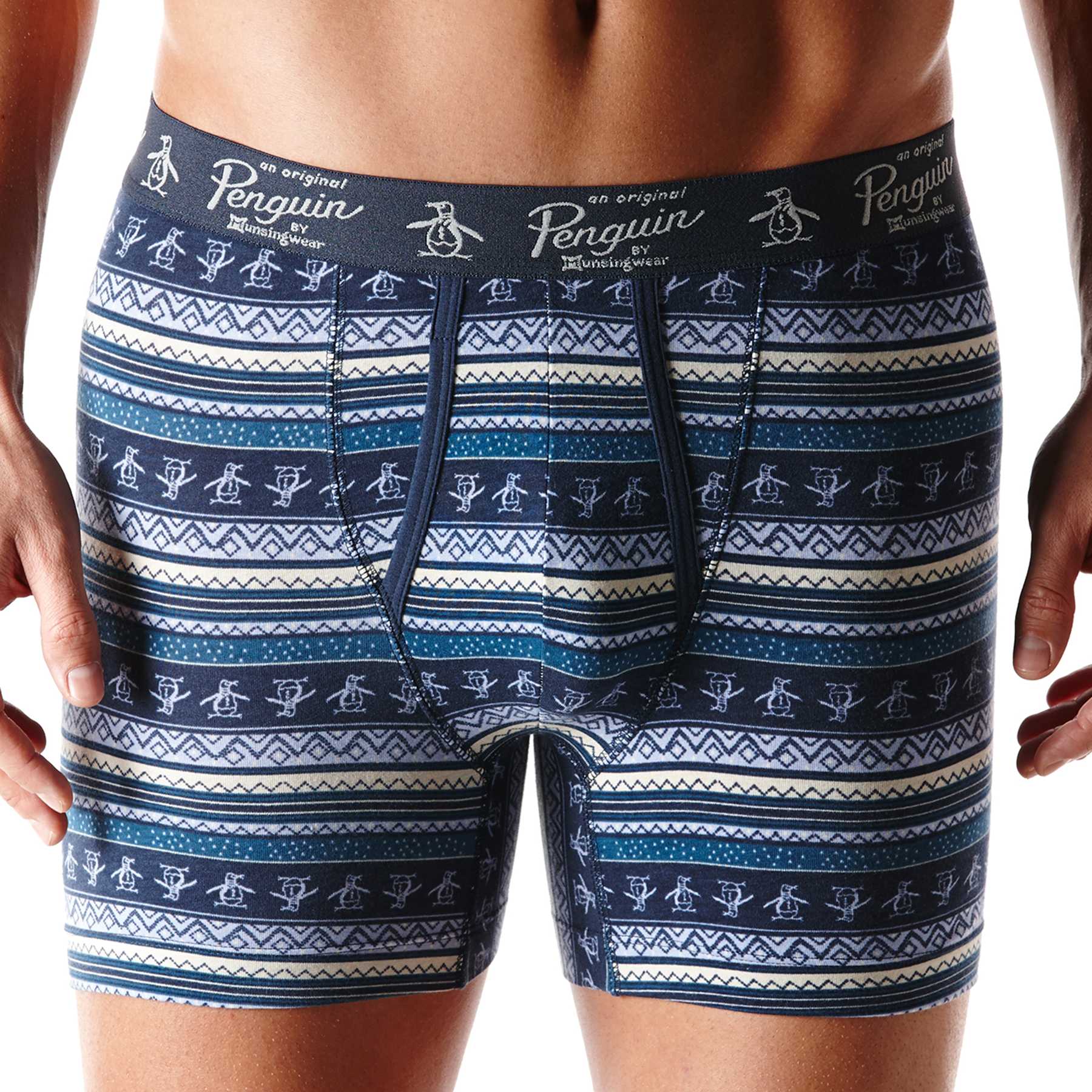 Original Penguin PENGUIN MULTI STRIPE BOXER BRIEF