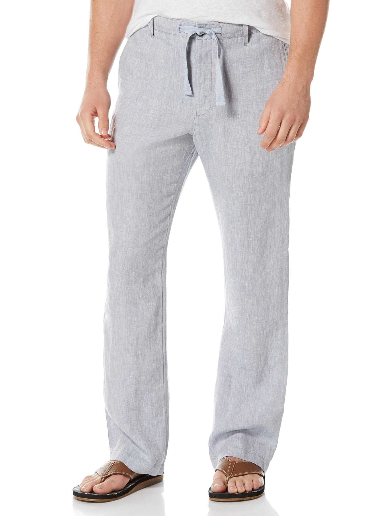 Perry Ellis Linen Drawstring Pant