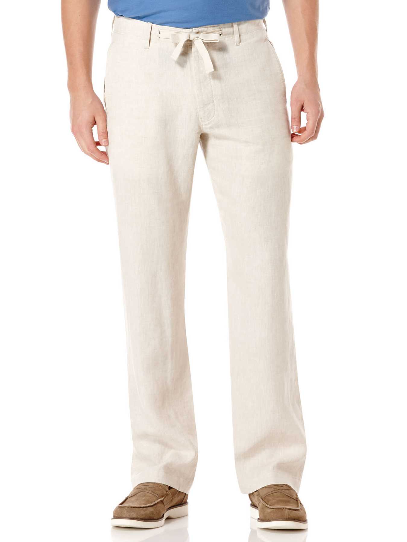 Perry Ellis Linen Drawstring Pant