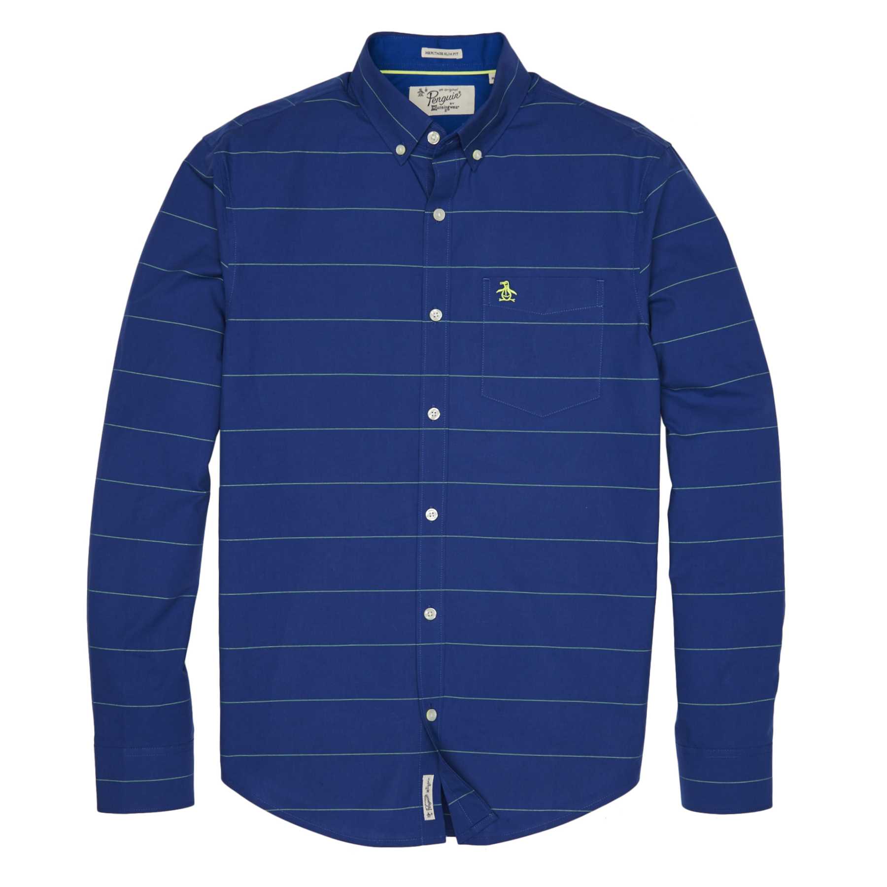 Original Penguin NEON MINI STRIPE SHIRT