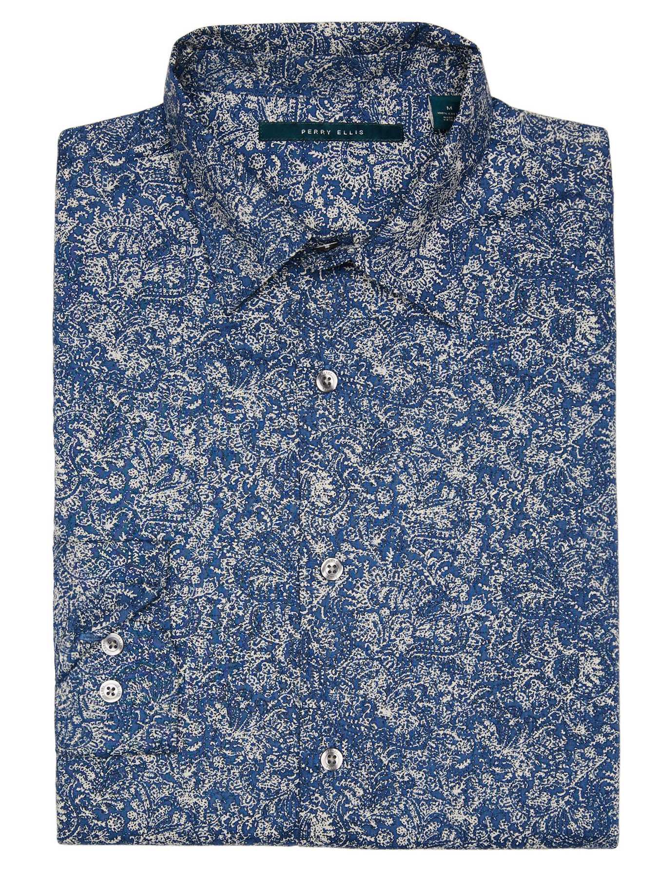 Perry Ellis Paisley Print Shirt